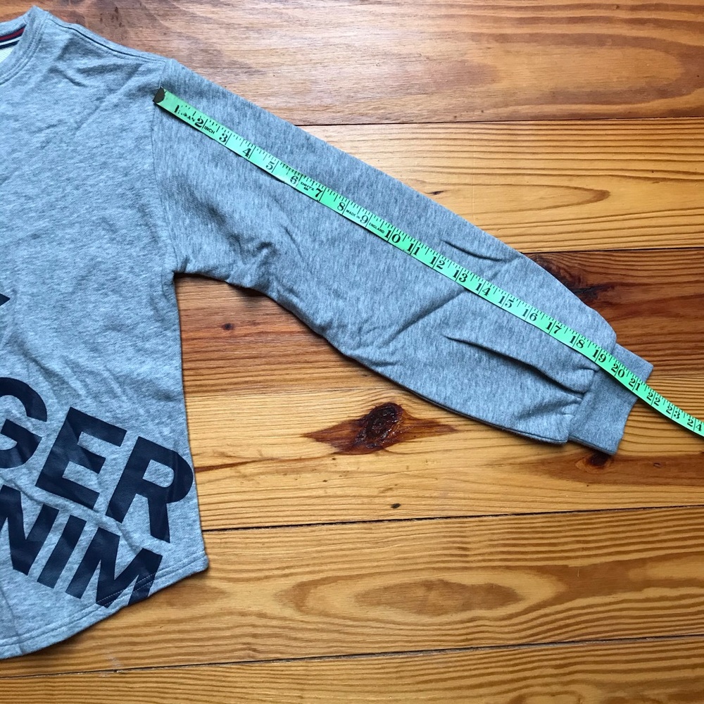 Tommy Hilfiger Gray Sweatshirt, EUC, M - Picture 8 of 12